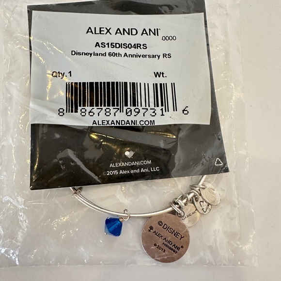 Alex and Ani Disneyland 60th Diamond Celebration Bangle Bracelet NEW SEALED - Picture 2 of 4